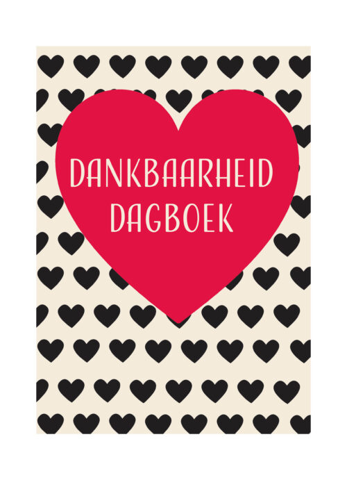 Danbaarheidsdagboek dankbaar hartjes rood