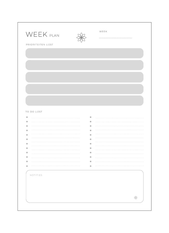 Hamsa Hand Planner Bruin Hardcover - Afbeelding 2