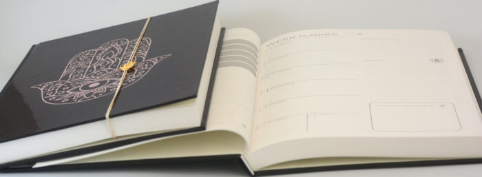 Hamsa Hand Planner Bruin Hardcover - Afbeelding 17