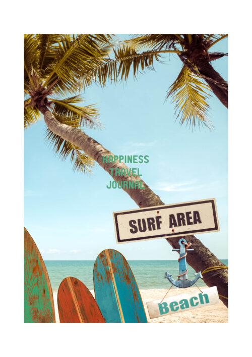 Travel Journal Reisdagboek Surfplank