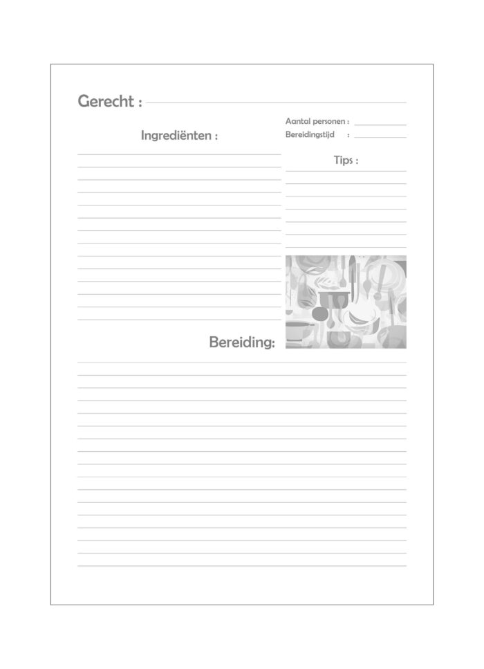 Recepten Boek Marmer Turquoise - Afbeelding 8