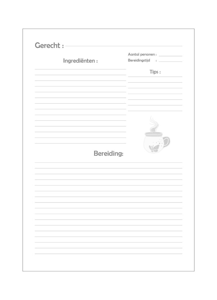 Recepten Boek Marmer Turquoise - Afbeelding 9